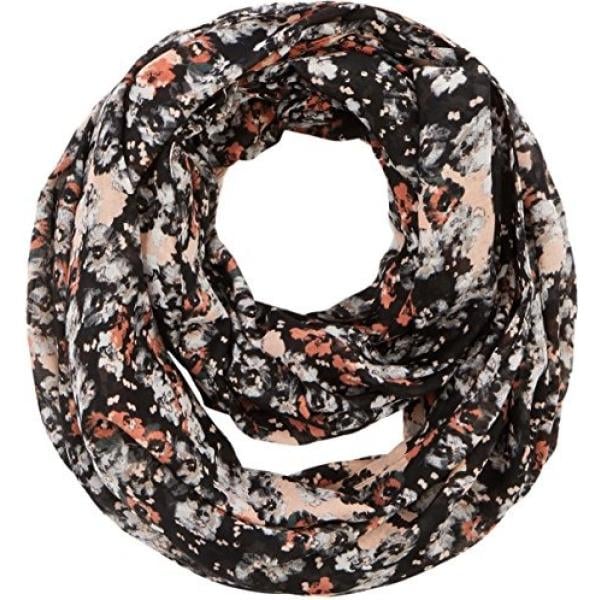 Sciarpa taglia unica multicolore e nero Pieces multicolore