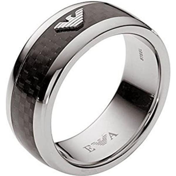 anelli Emporio Armani grigio
