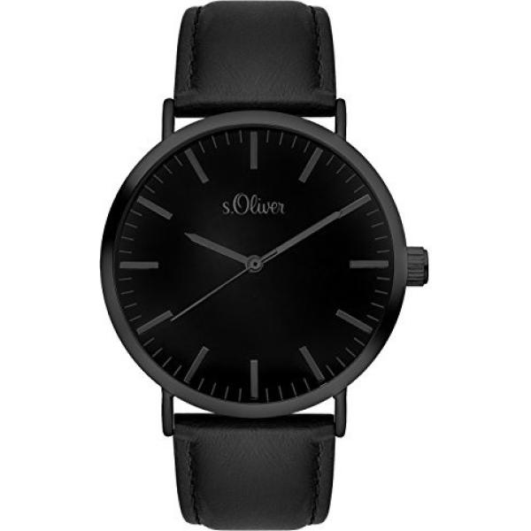 Orologio con cinturino nero S.Oliver Time nero