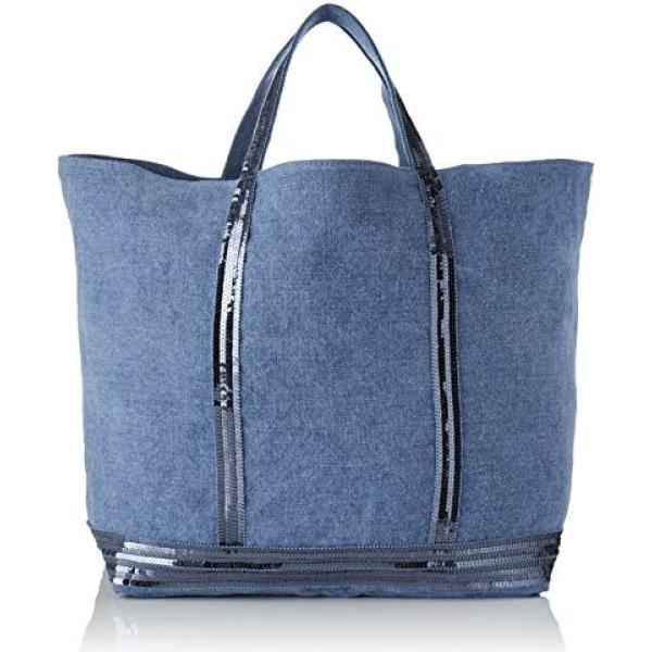 Borsa tote con paillettes blu Vanessa Bruno blu