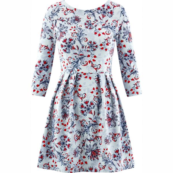 vestiti corti Oodji Ultra grigio