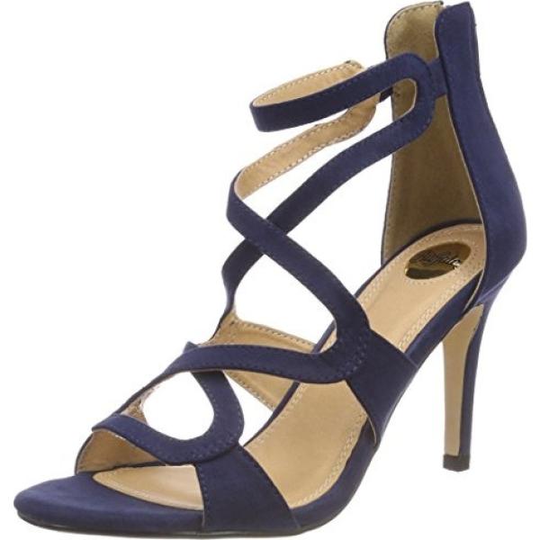 Sandali con cinturino navy Buffalo blu