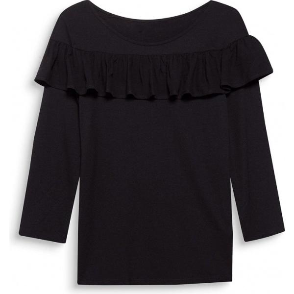 Maglia a maniche lunghe nero Esprit nero