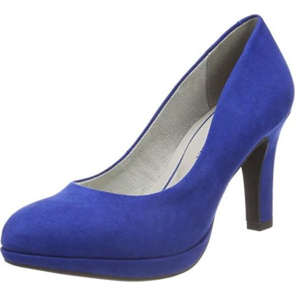 Scarpe con tacco blu Marco Tozzi blu