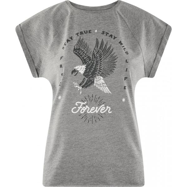 t-shirt Oodji Ultra grigio con stampe