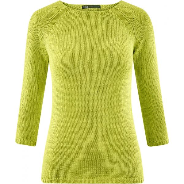 Maglione girocollo aderente verde Oodji Ultra verde