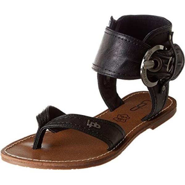 Sandali open toe nero Les Ptites Bombes nero