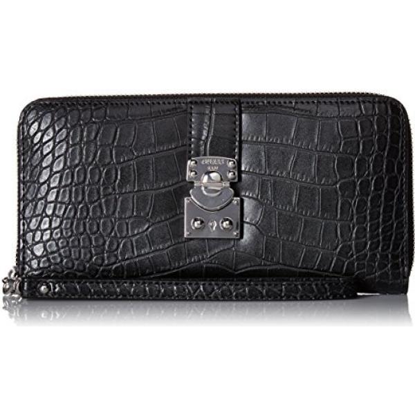 Portafoglio con zip nero Guess nero