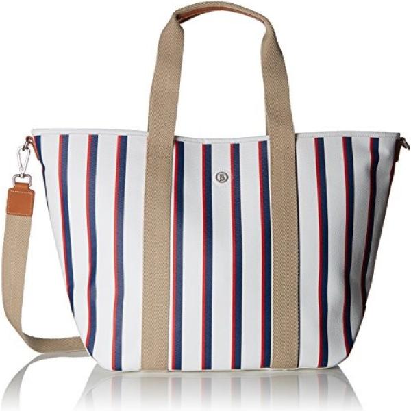 Borsa a mano a righe multicolore Bogner multicolore a righe