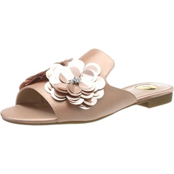 Ciabatte effetto satinato beige e rosa Buffalo