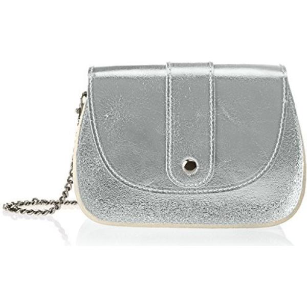 Shopping bag argento Chicca Borse grigio