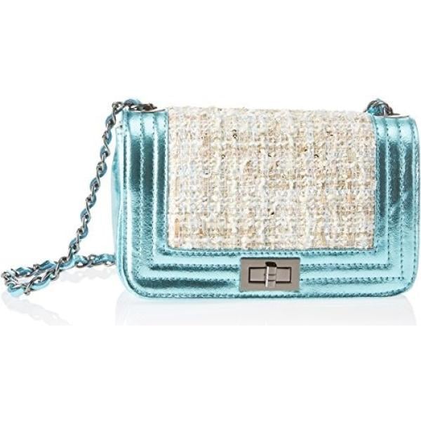 Borsa a tracolla turchese Chicca Borse blu