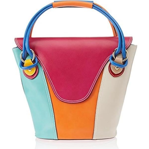 Borsa a mano multicolore Chicca Borse multicolore