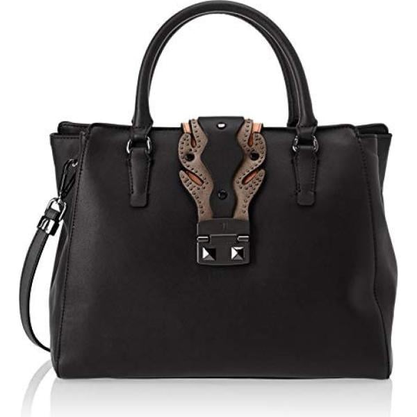 Borsa a mano tote nero Trussardi Jeans nero