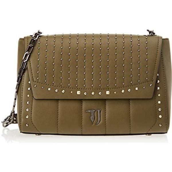 Borsa a tracolla verde Trussardi Jeans verde military