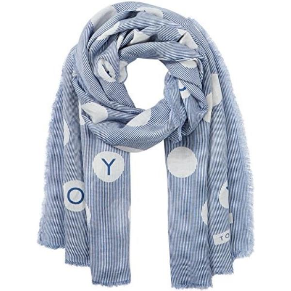 Sciarpa a righe blu Tommy Hilfiger blu a righe