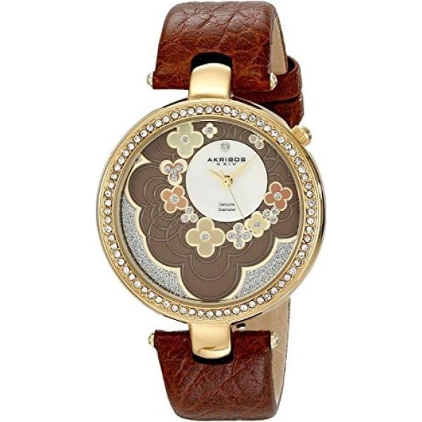 Orologio analogico marrone Akribos XXIV marrone