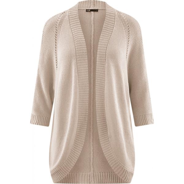 Cardigan manica raglan beige Oodji Ultra