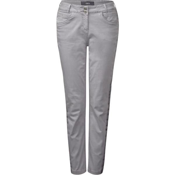 Pantalone grigio e argento Cecil grigio