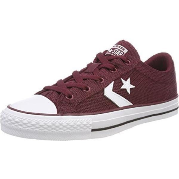 Sneakers unisex-adulto nero e rosso Converse rosso