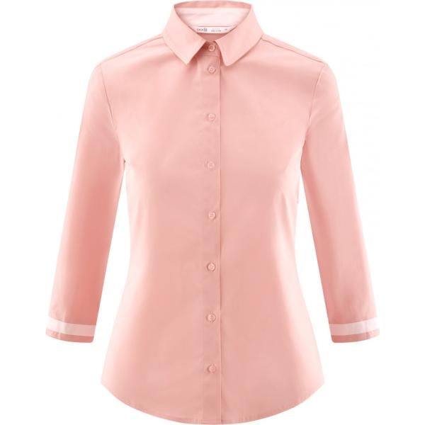 camicia Oodji Ultra rosa