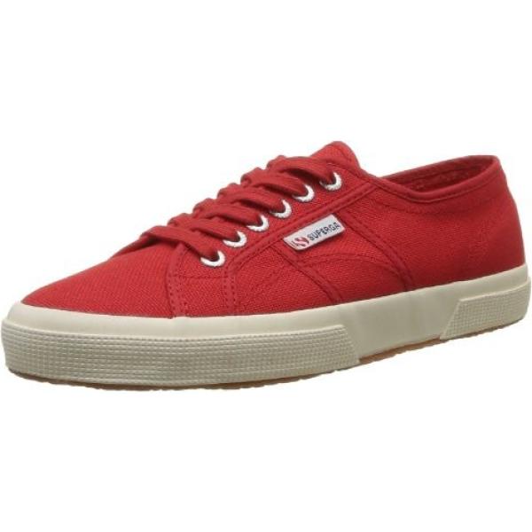 Sneakers tennis con lacci traspirante rosso Superga rosso