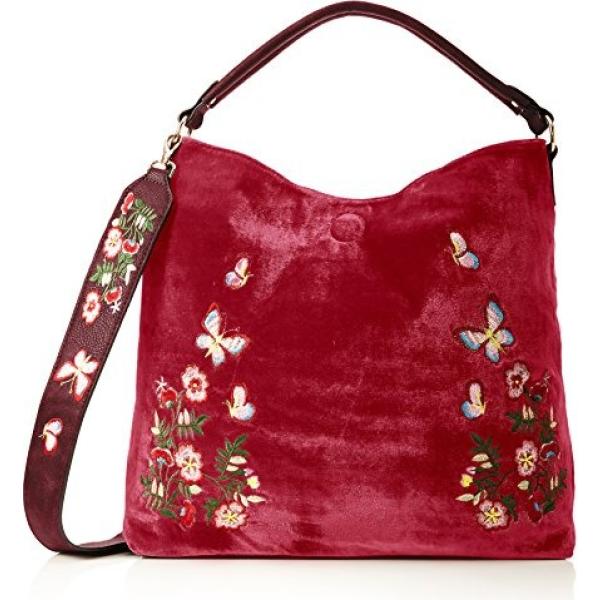 Borsa a spalla in velluto rosa SwankySwans rosa