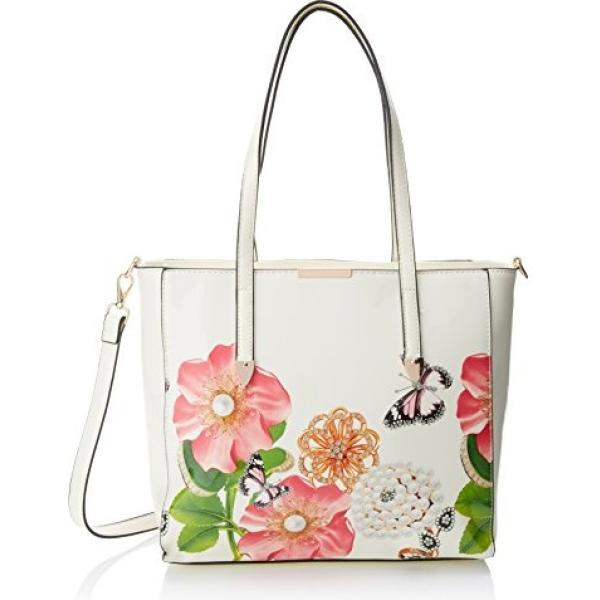 Borsa tote in pelle bianco SwankySwans bianco