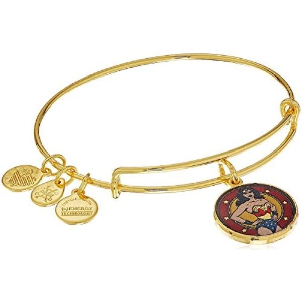 Bracciale con charm in ottone oro Alex and Ani giallo