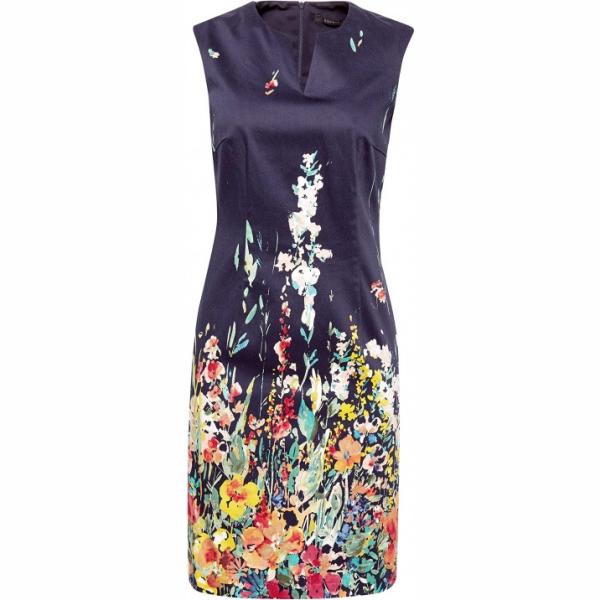 Vestito navy ESPRIT Collection blu