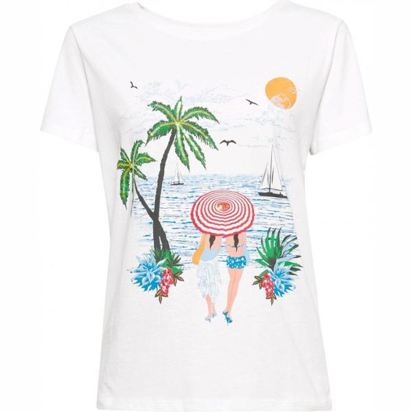 T-shirt multicolore e bianco Edc by Esprit multicolore