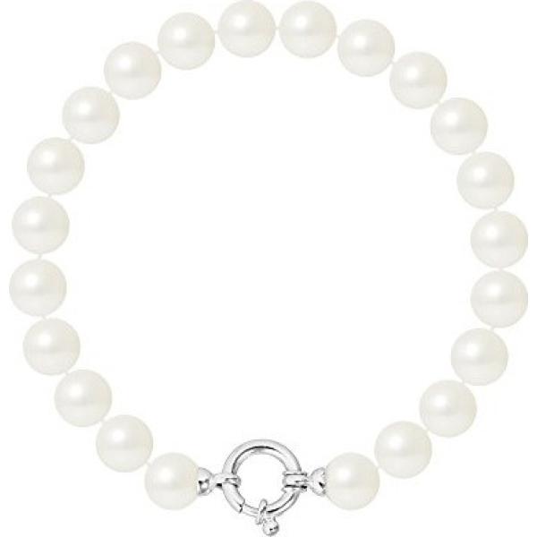 Bracciale con perle forma intrecciata bianco Pearls & Colors bianco