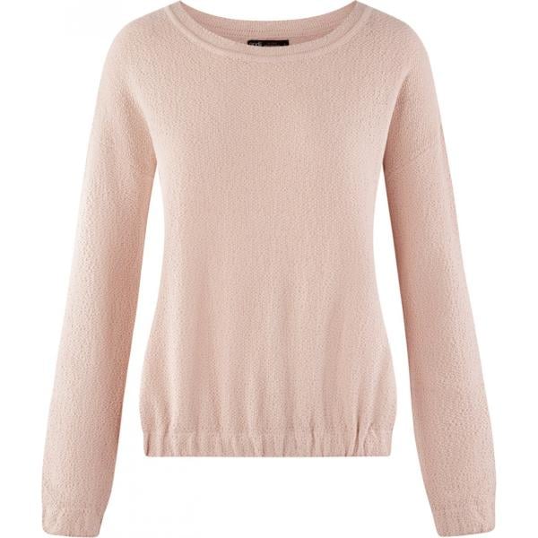 Maglione a giromanica con scollo aderente rosa Oodji Ultra rosa