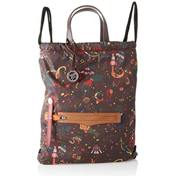 Zaino con manico e tracolla regolabile marrone Piero guidi marrone