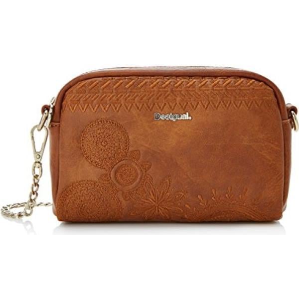 Borsa a mano marrone Desigual marrone