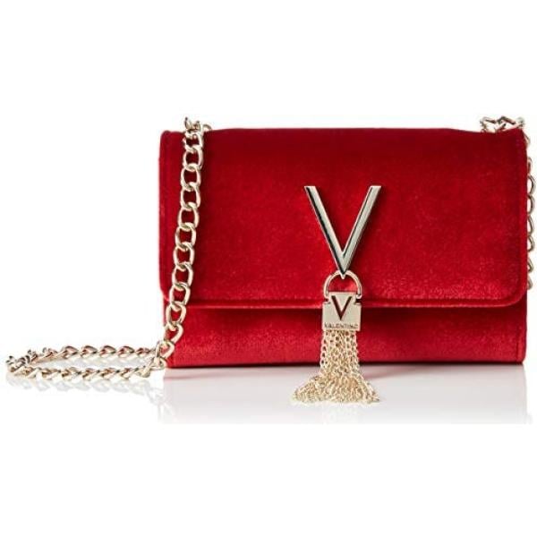 Pochette rosso e oro Mario Valentino rosso