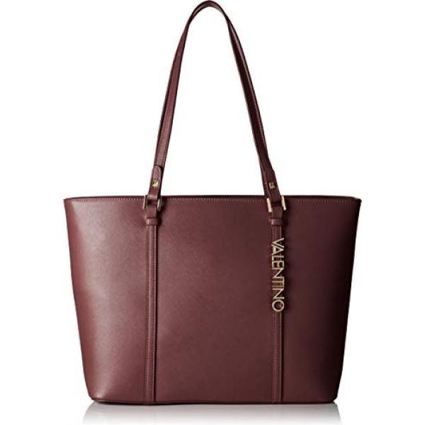 Shopping bag rosso e bordeaux Mario Valentino rosso