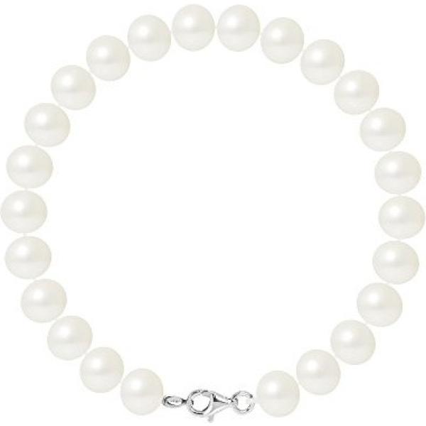 Bracciale con perle forma intrecciata bianco Pearls & Colors bianco