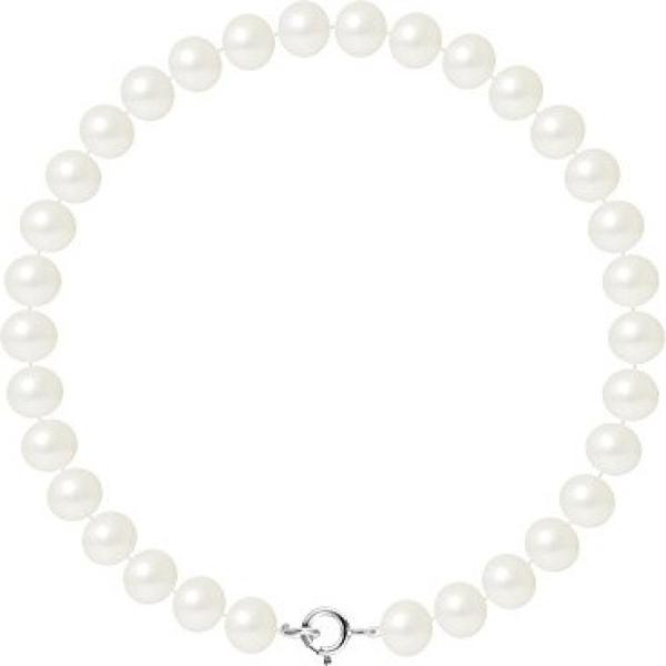 Bracciale con perle forma intrecciata bianco Pearls & Colors bianco
