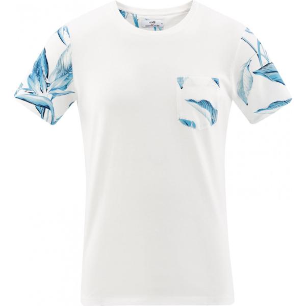 t-shirt Oodji Ultra bianco con stampe