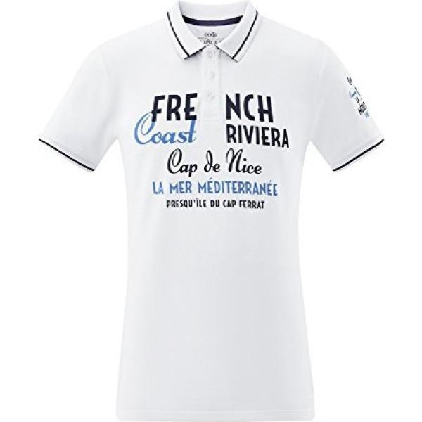 polo Oodji Ultra bianco con stampe