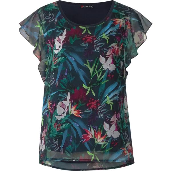 T-shirt multicolore e blu Street One multicolore