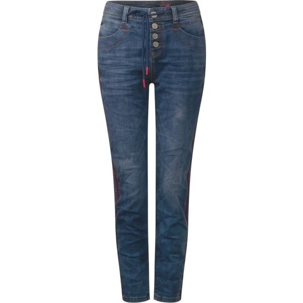 Jeans slim fit sport effetto decolorato blu Street One blu