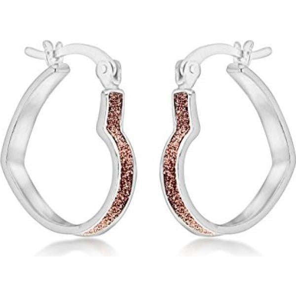 Orecchini argento e bianco Tuscany Silver grigio