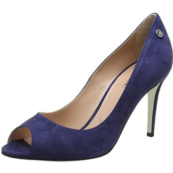 Sandali open toe blu Pollini blu