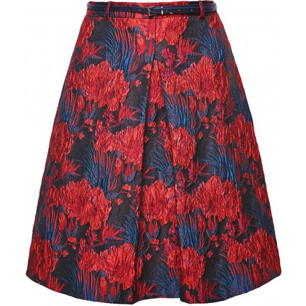 Gonna rosso e nero ESPRIT Collection rosso