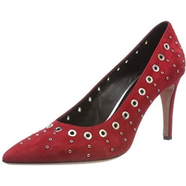 Scarpe col tacco rosso Oxitaly rosso