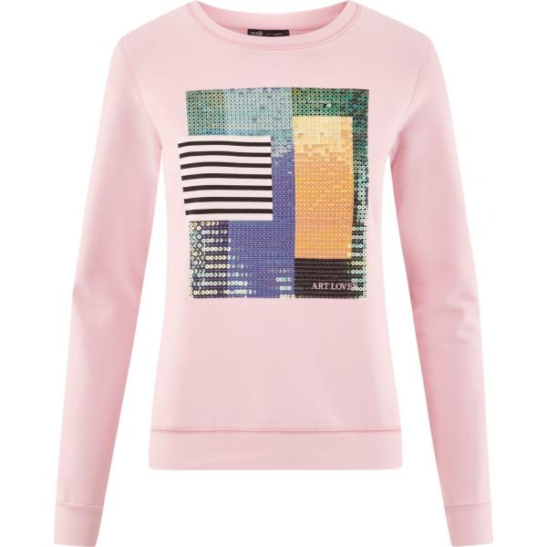 felpe Oodji Ultra rosa con stampe
