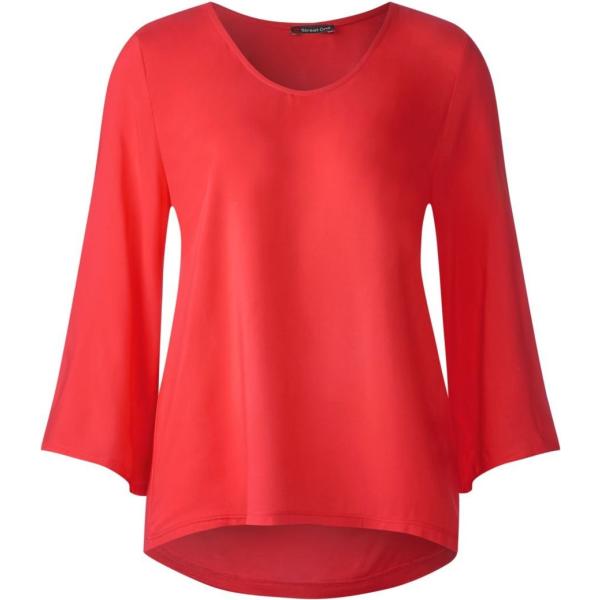 T-shirt a maniche lunghe rosso Street One rosso