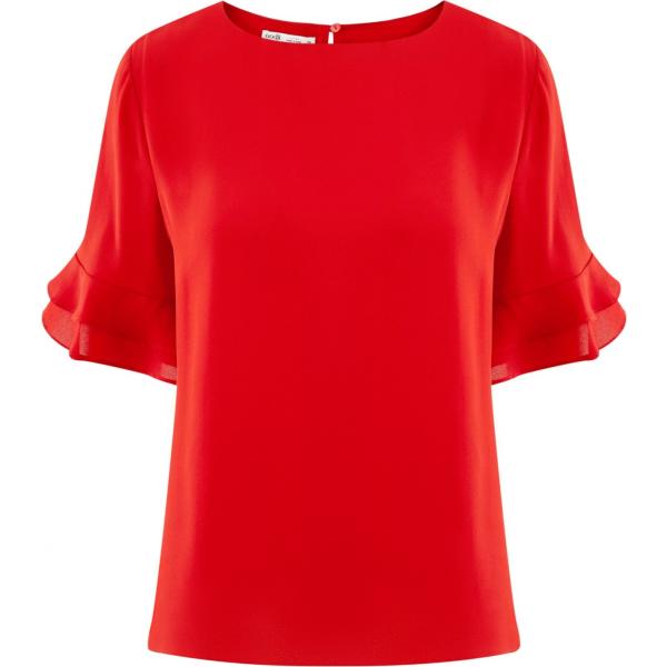 camicie Oodji Ultra rosso
